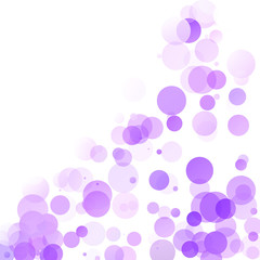 Bubbles Circle Dots Unique Purple Bright Vector Background