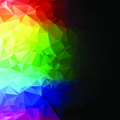 Colorful Polygonal Mosaic Background, Creative Design Templates