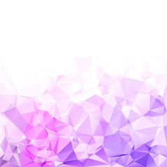 Purple Polygonal Mosaic Background, Creative Design Templates