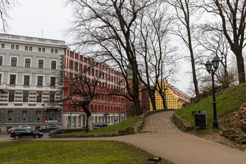 Fototapeta premium Riga streets in the afternoon