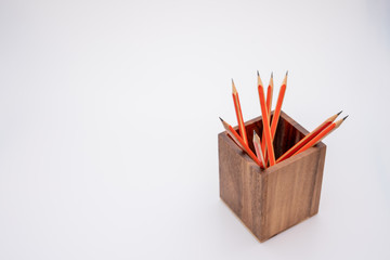 Sticky Notes, Pencil Holder and Pencils