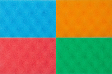 Abstract background of four trending colors. Geometric background.