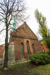Fototapeta premium Catholic churches in the afternoon in Riga