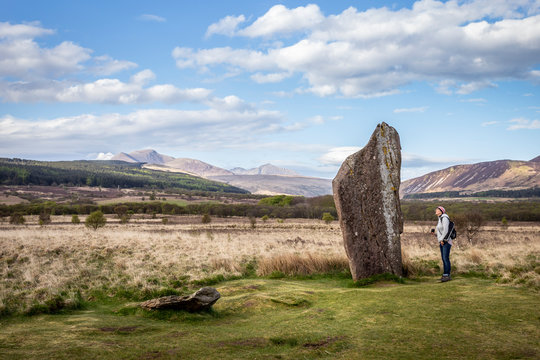 machrie moor standing stones in arran