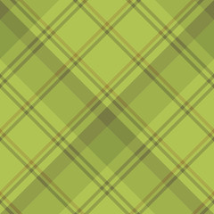 Seamless pattern in discreet green colors for plaid, fabric, textile, clothes, tablecloth and other things. Vector image. 2