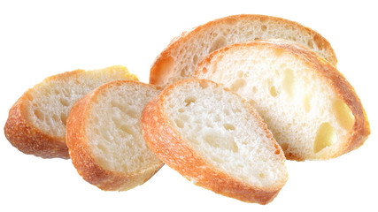 Fresh slice bread isolated