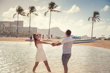 Young couple in love