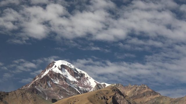Caucasus, Mount Kazbek. Landscapes of the southern slope.