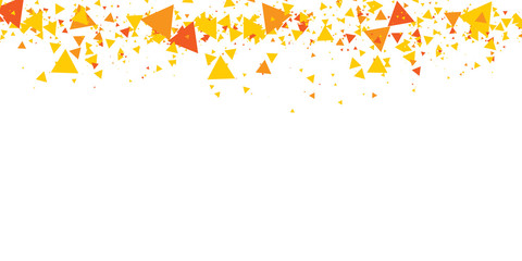  Geometric Triangle Orange Yellow and White Abstract Vector Background for Presentation Design.