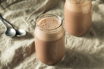 Homemade New England Chocolate Milk Shake