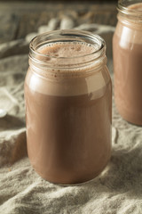Homemade New England Chocolate Milk Shake
