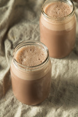 Homemade New England Chocolate Milk Shake