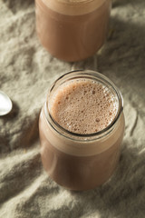Homemade New England Chocolate Milk Shake