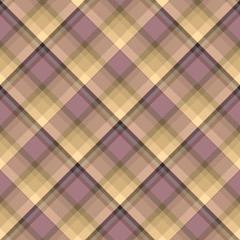 Seamless pattern in discreet beige and pink colors for plaid, fabric, textile, clothes, tablecloth and other things. Vector image. 2