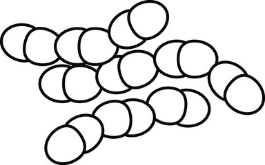 lactococcus icon, vector