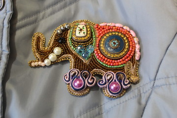 It is fashionable to wear brooches on clothes, on bags - everywhere
