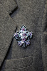 It is fashionable to wear brooches on clothes, on bags - everywhere