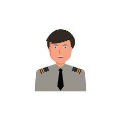 Police icon illustration in vector. Isolated police icon