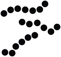 streptococcus icon, vector