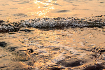 Sky image with sea and sunset light background image