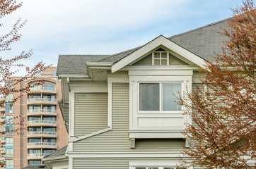 Fragment of the house with nice window
