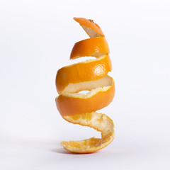 spiral orange peel