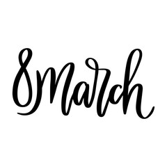 8 march. International women's day.