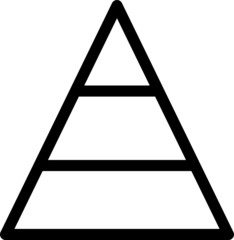 Hierarchy icon, vector