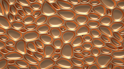 Abstract metal background. 3d illustration, 3d rendering.