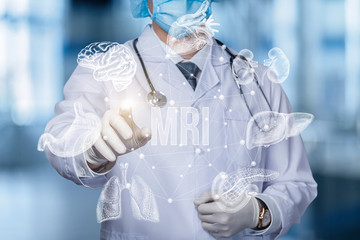 Concept magnetic resonance imaging all organs.