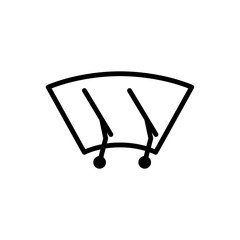 Car windscreen wiper icon