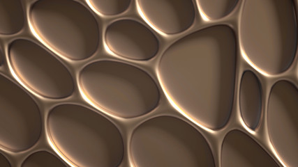Abstract metal background. 3d illustration, 3d rendering.