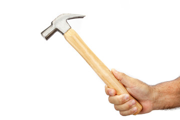hammer and hand