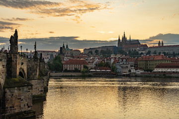 Fototapeta premium Charles Bridge Prague in Czech Republic.