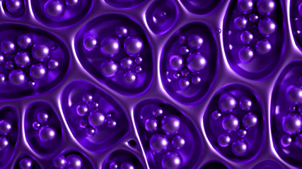 Abstract metal background. 3d illustration, 3d rendering.