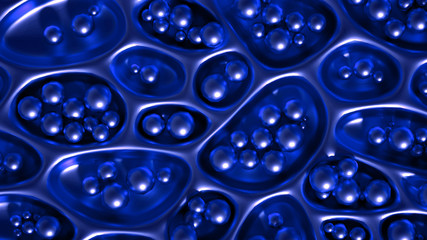 Abstract metal background. 3d illustration, 3d rendering.