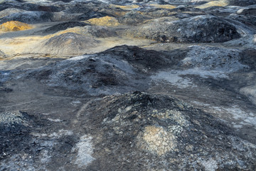relief and texture of the surface of Mars