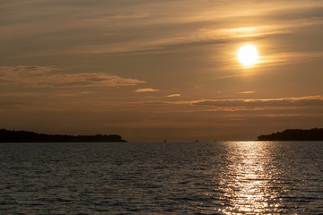 Sunset Over Adriatic Sea