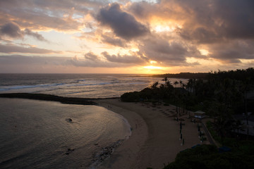Sunset in North Shore Oahu