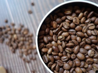 coffee mood. coffee bean heart