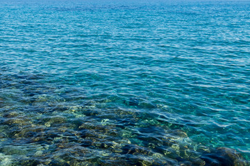 Fototapeta na wymiar Turquoise sea water texture