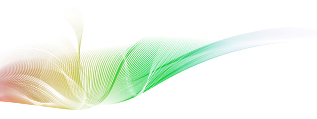 linien bewegung banner farben regenbogen