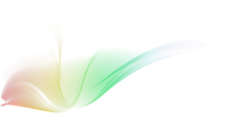 linien bewegung banner farben regenbogen