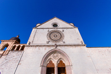 Looking up at the Basilica