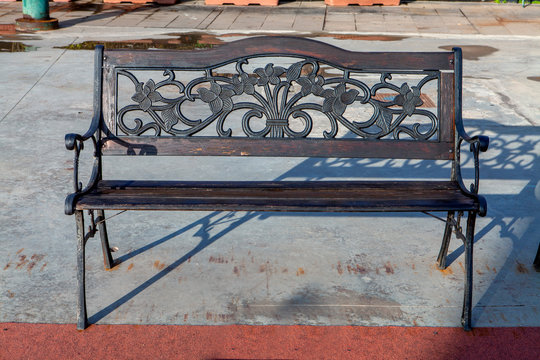 A beautiful bench to rest on