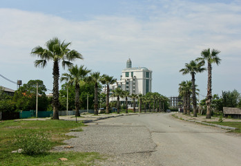 Anaklia, Georgia. View of city.