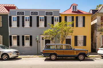 Obraz premium Historical downtown area of Charleston, South Carolina, USA