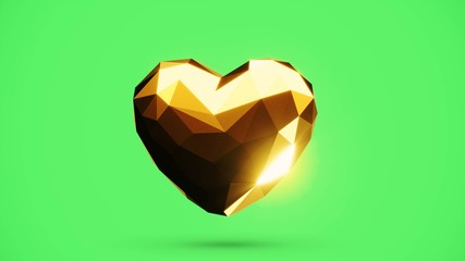 Golden Heart - Valentine's Day