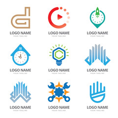 Modern Company Logo Collection Template