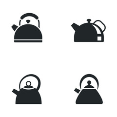 kettle icon template color editable. kettle symbol vector sign isolated on white background illustration for graphic and web design.